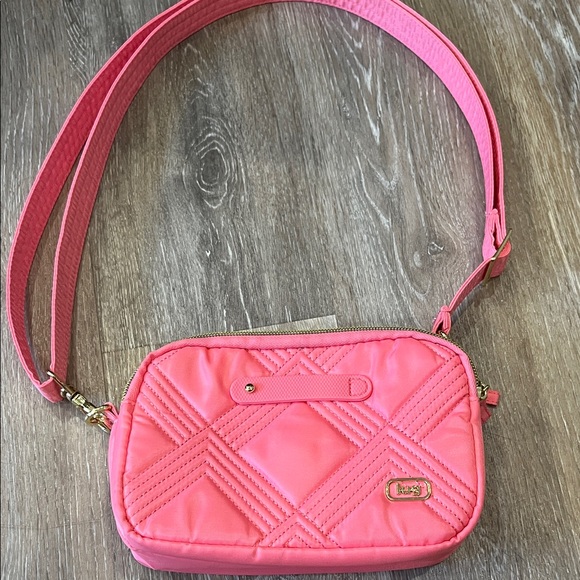 LUG WICKED COUPE positively Pink Quilted Crossbody Bag - Picture 1 of 6